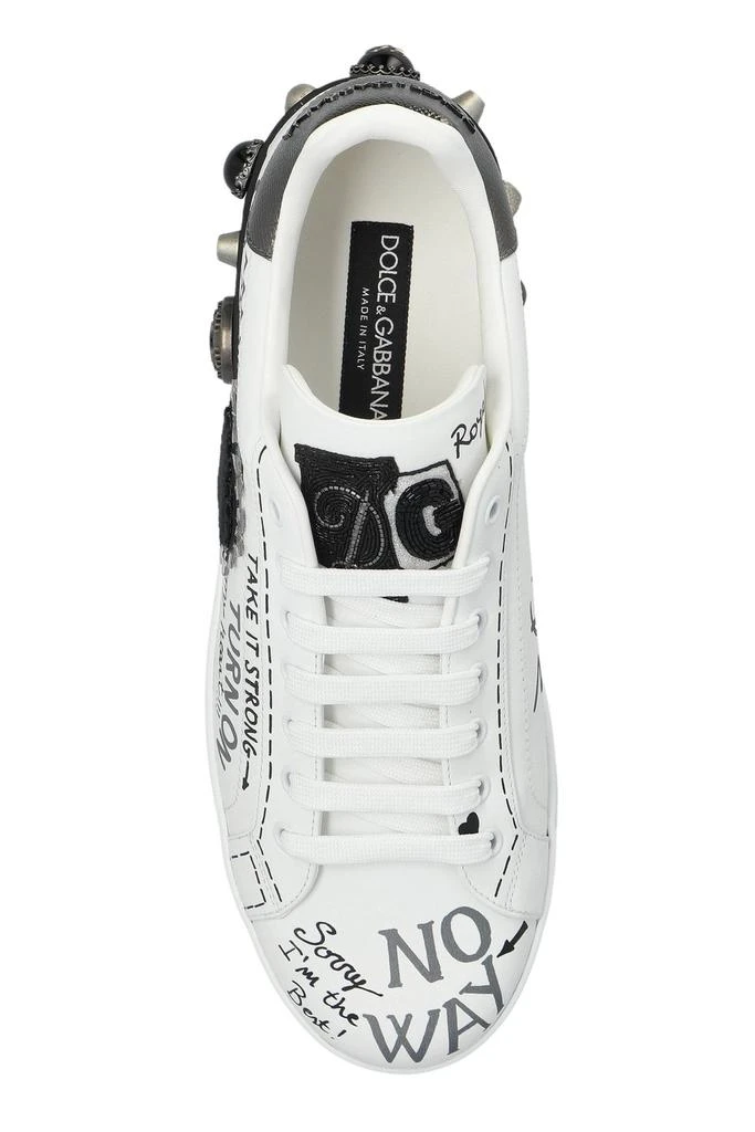 Dolce 
Gabbana Dolce 
Gabbana Portofino Graffiti Sneakers 4