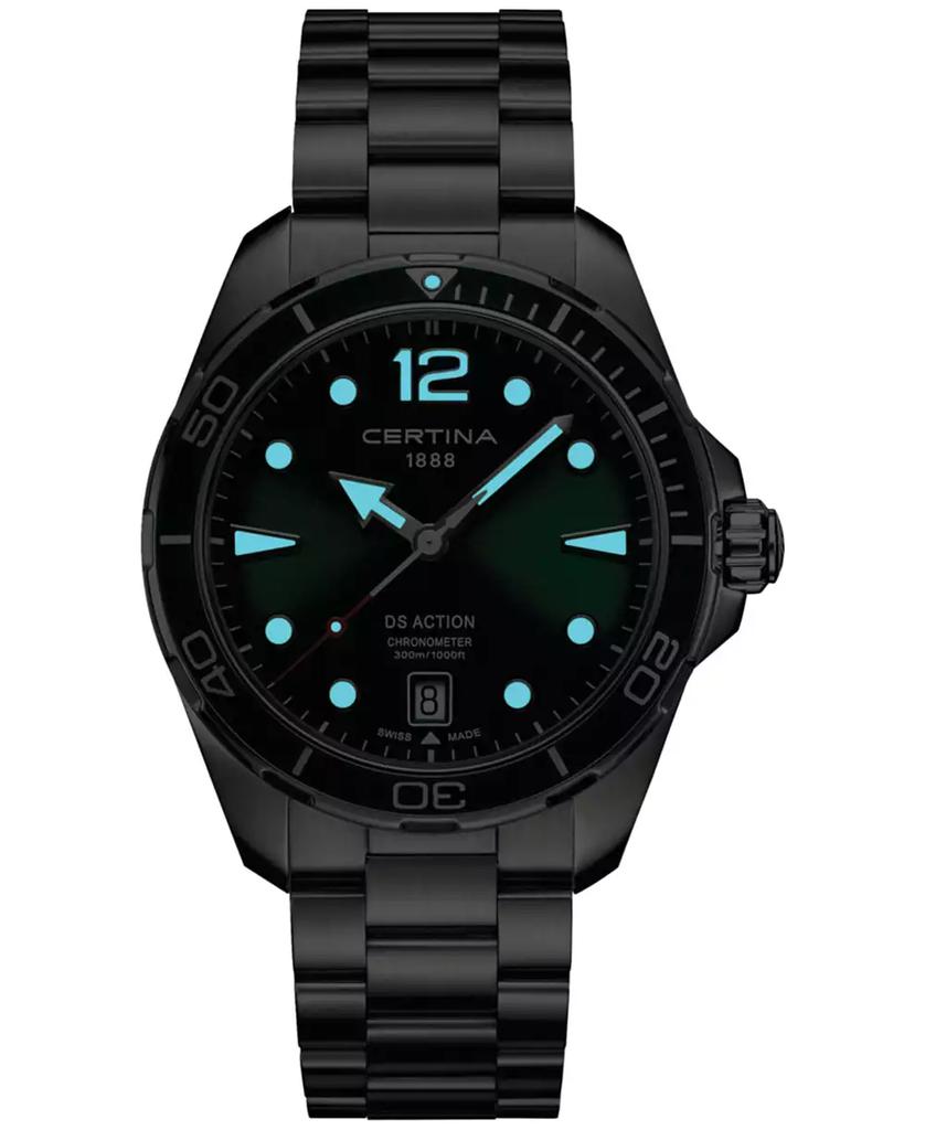 Certina Men's Swiss DS Action Stainless Steel Bracelet Watch 43mm