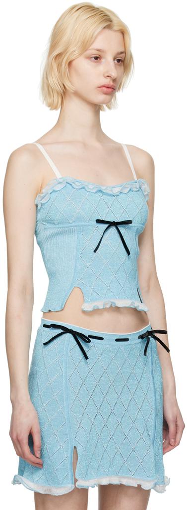 CORMIO Blue Heidi Tank Top