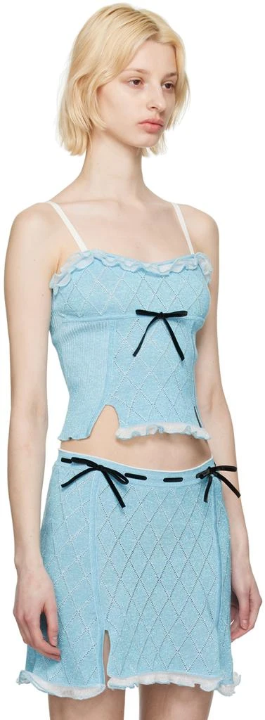 CORMIO Blue Heidi Tank Top 2