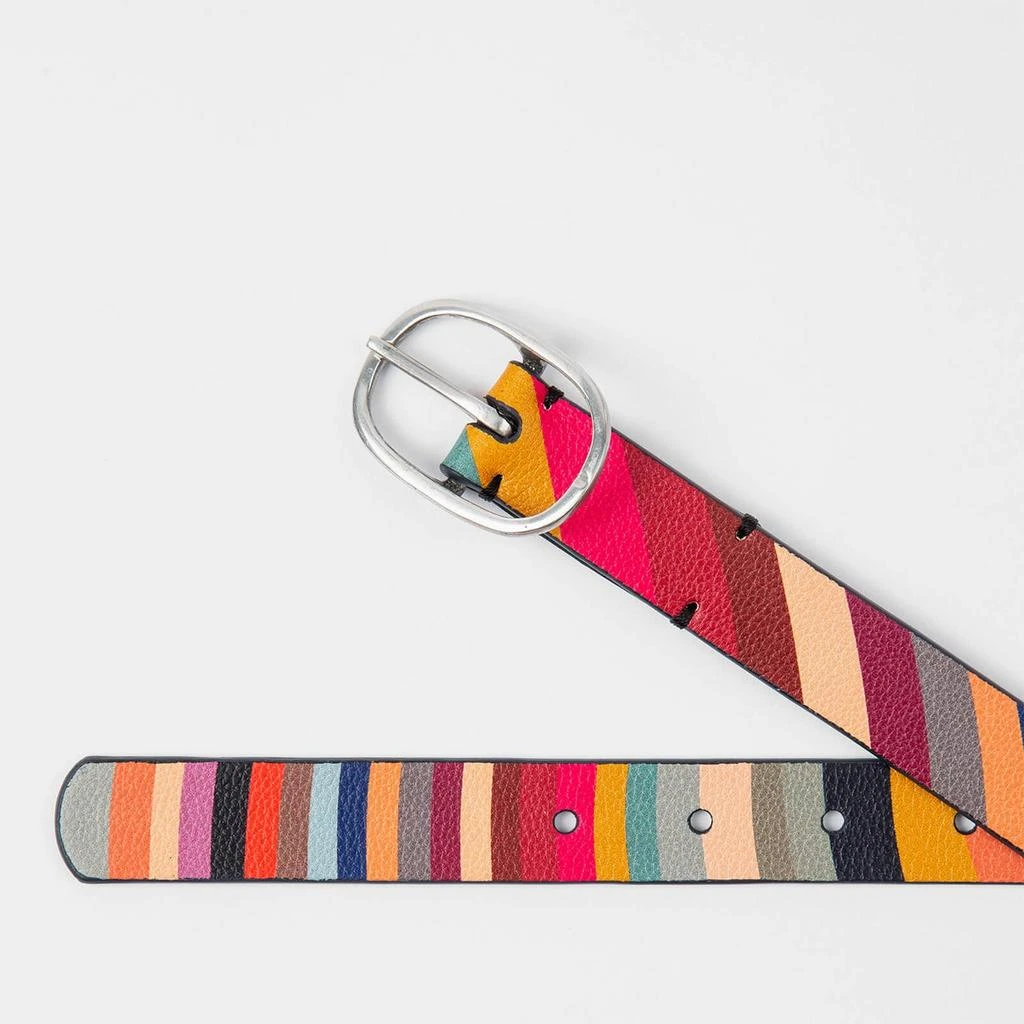 Paul Smith Paul Smith Reversible Swirl Leather Belt 2