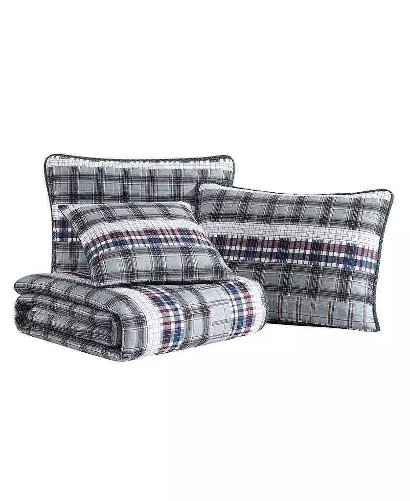 Nautica CLOSEOUT! Marina Cove Cotton Reversible 4 Piece Quilt Set