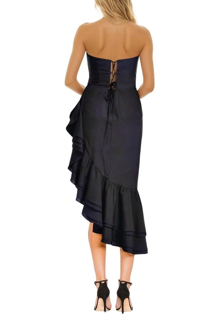 ONE33 SOCIAL One33 Social - Penelope Strapless Rose Cocktail Gown 2