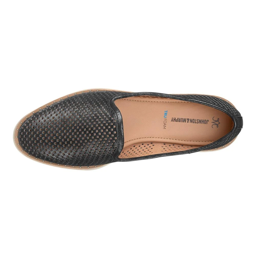 Johnston & Murphy Mitzi Perforated Venetian Platform Loafers 4