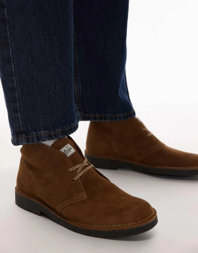 Clarks Clarks Desert EVO boot in cola brown suede 3