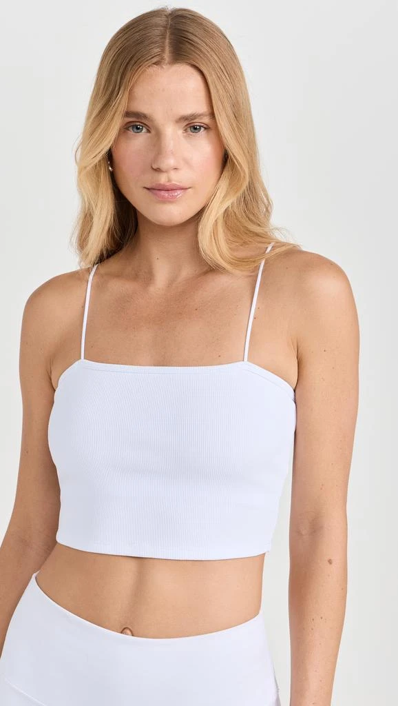 Alo Goddess Ribbed Bandeau Top 1