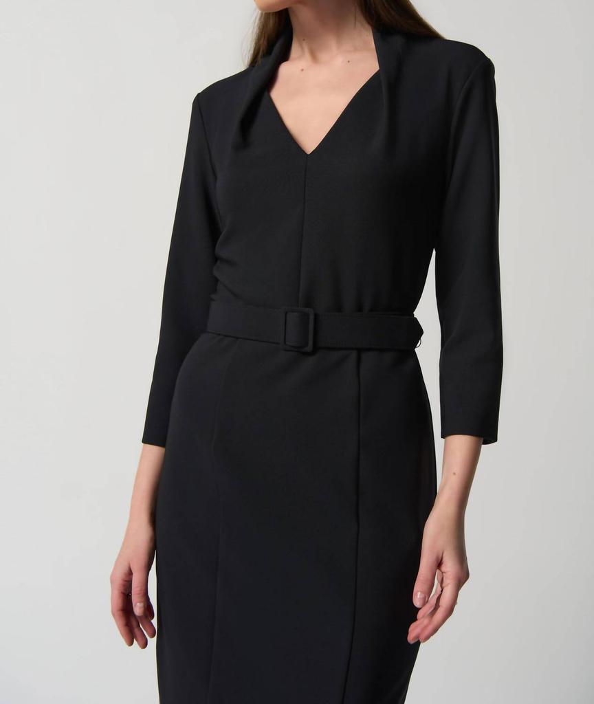 JOSEPH RIBKOFF Joseph Ribkoff - Belted Sheath Dress
