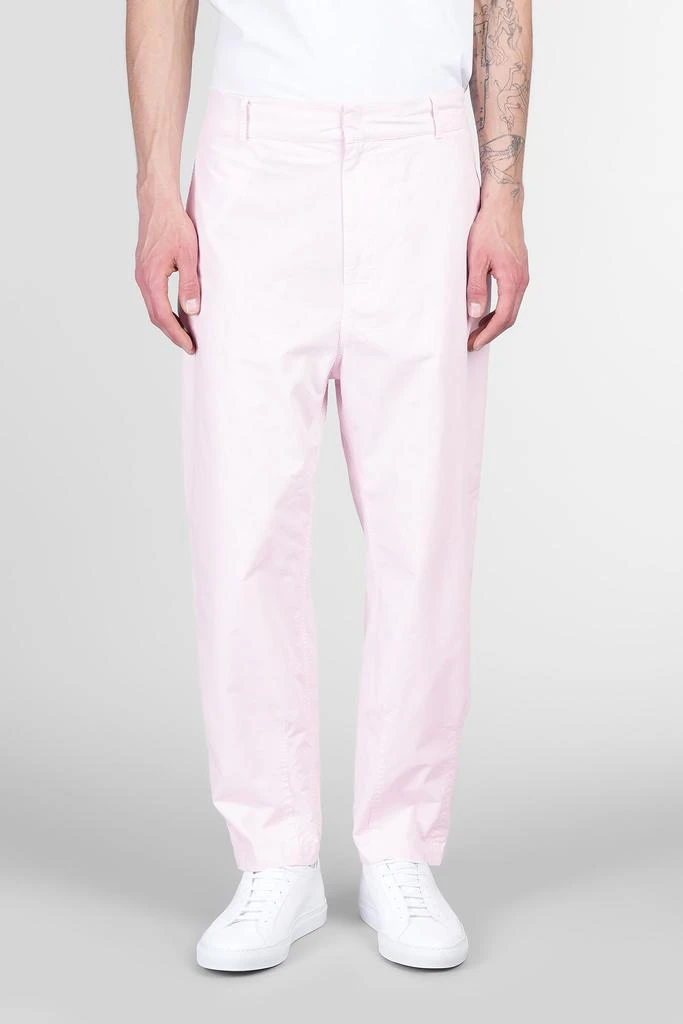 MAURO GRIFONI Pants In Rose-pink Cotton 1