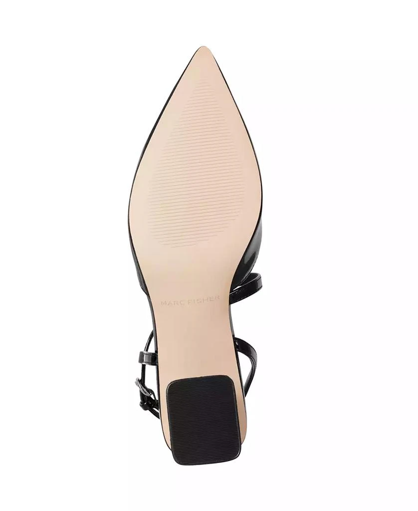 Marc Fisher Women's Loya Strappy Block Heel Pumps 5