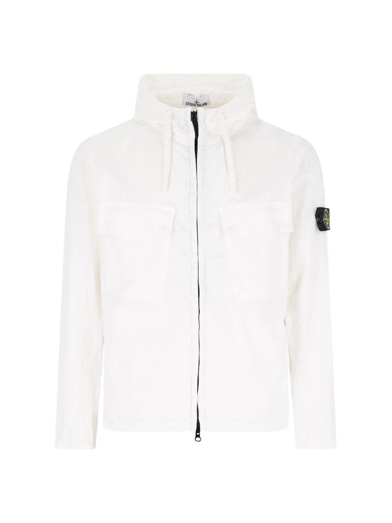 Stone Island Logo Hooded Jacket Jacket 4