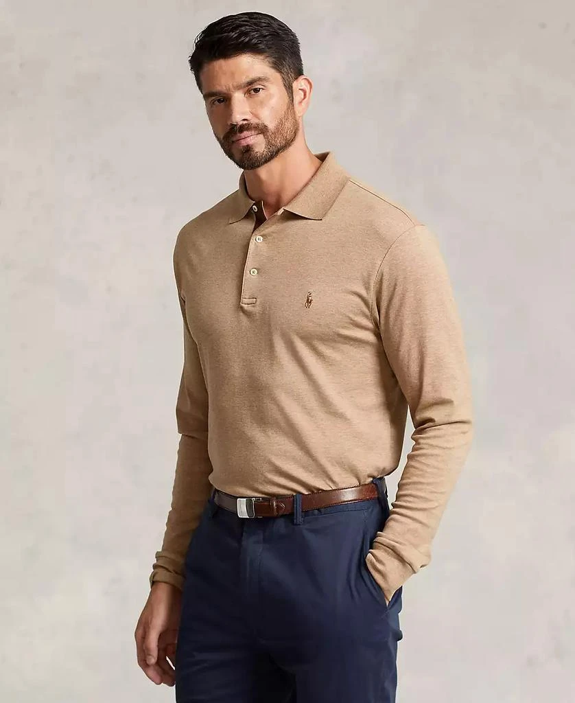 Ralph Lauren Men's Big & Tall Soft Cotton Long-Sleeve Polo Shirt 1