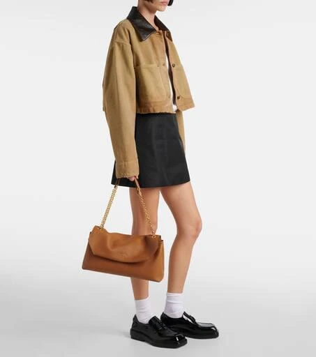 Prada Medium leather shoulder bag 5