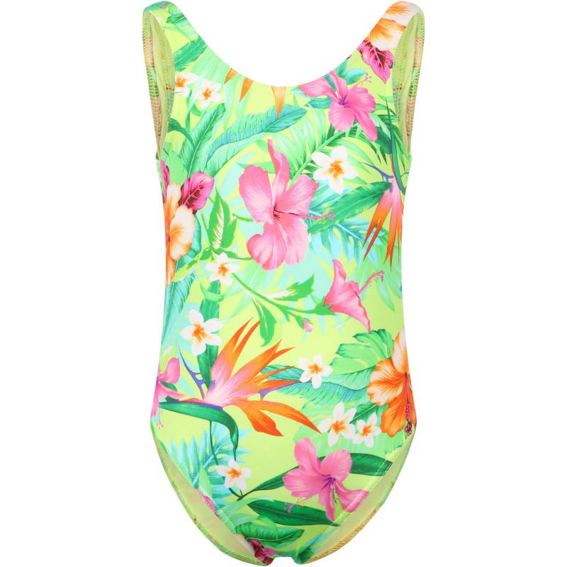 Banana Moon Tropical flowers one piece swimsuit in green