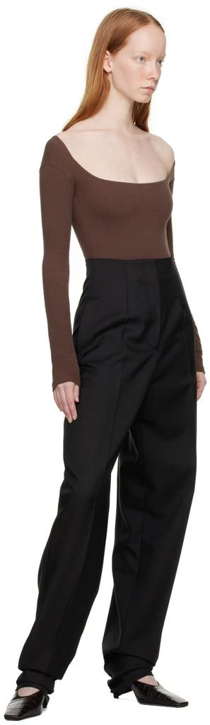 Max Mara Black Carrot-Fit Trousers 4