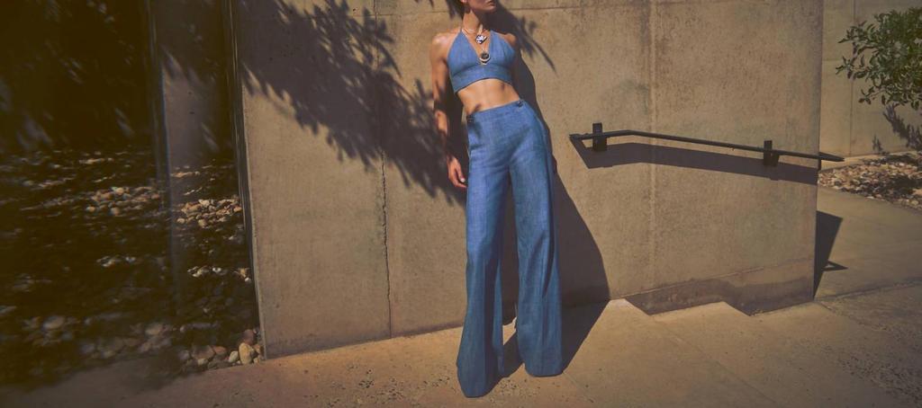 Alexis Riza Top In Blue