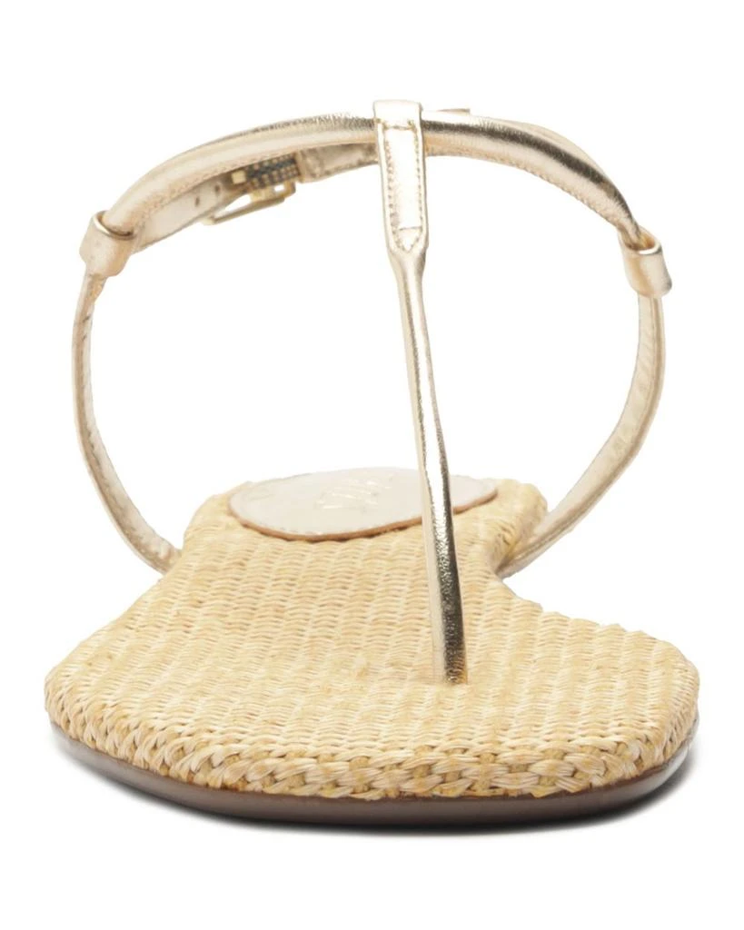 Schutz Women's Elsha Flat T Strap Sandals 9