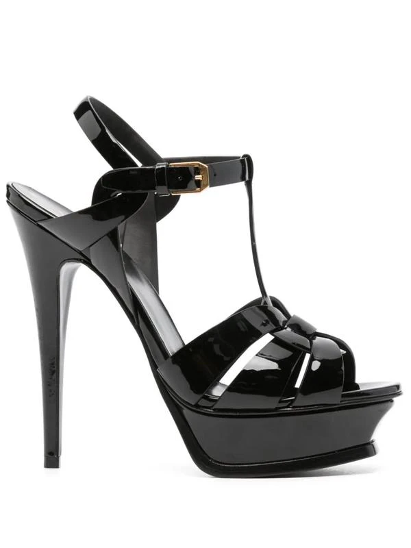 Yves Saint Laurent Tribute Platform Sandals 1