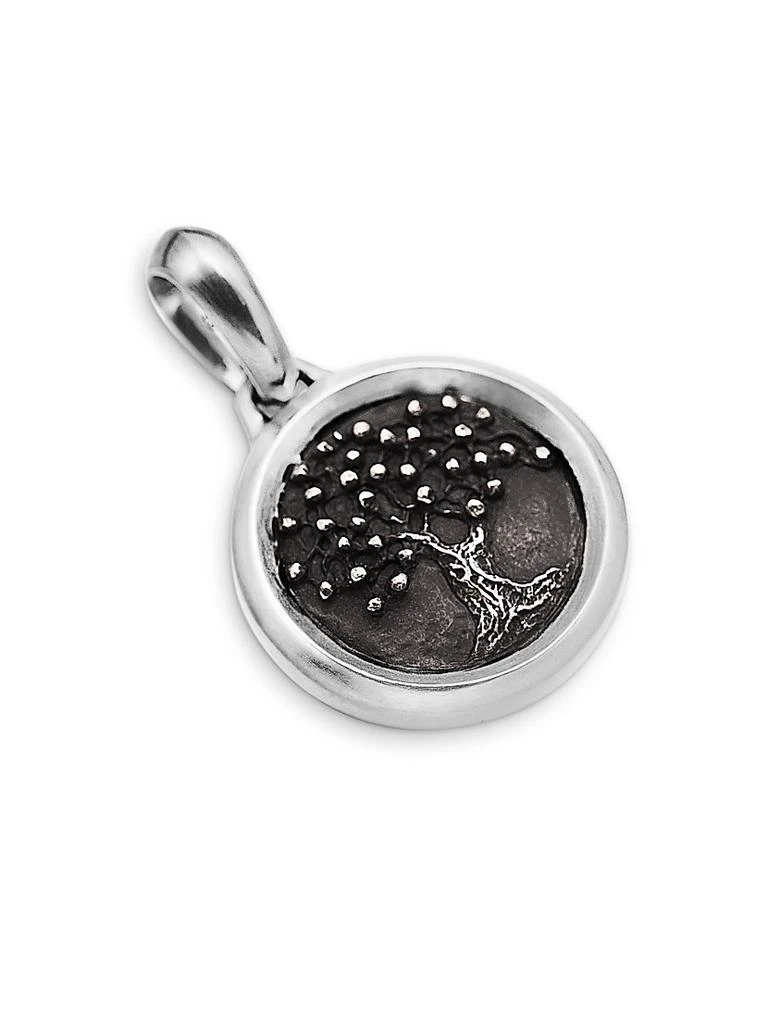 David Yurman Tree of Life Amulet in Sterling Silver with Bronze, 22.8mm 5