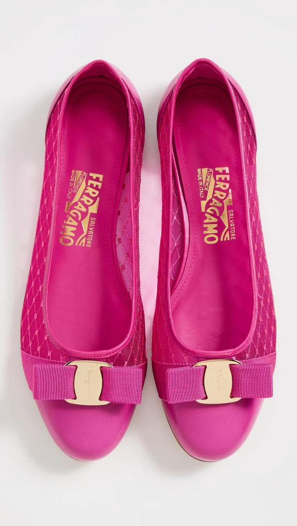 Salvatore Ferragamo Varina Mesh Ballet Flats 4