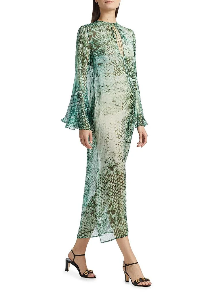 Silvia Tcherassi Aries Silk Kaftan Dress 2