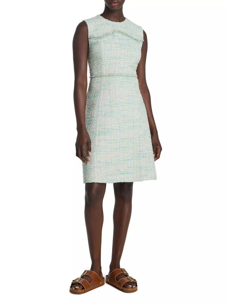 St. John Eyelash Tweed Minidress 2