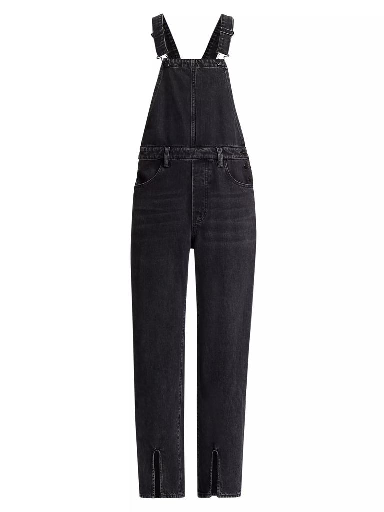 3x1 Cindy Wide-Leg Denim Overalls