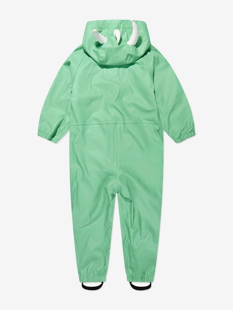 Roarsome Roarsome Boys Spike The Dinosaur Puddle Suit in Green 2