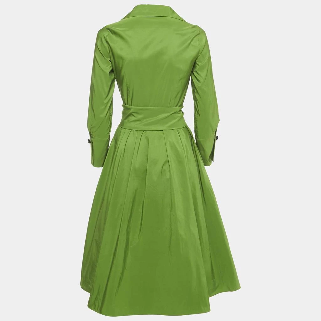 slim fit dress slacks Rihoas Sweetheart Neck Slip Midi Dress Women's, Green / S main image 0