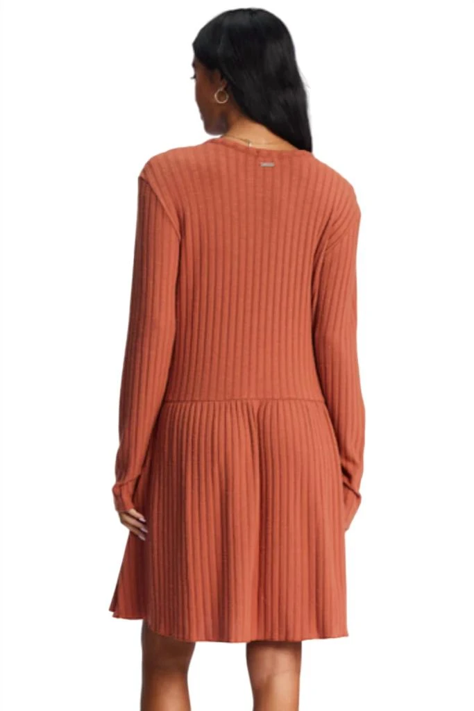 Billabong Always Lounging Midi Dress In Cinnamon 3