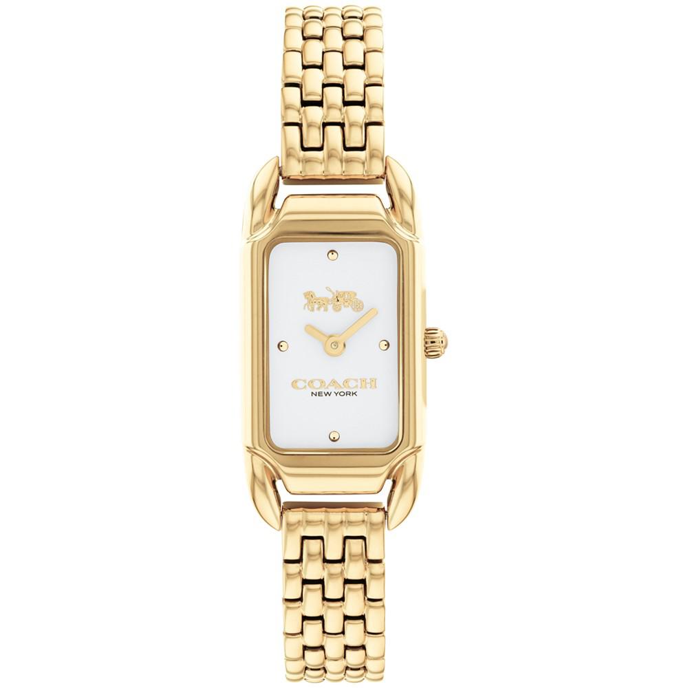 COACH Women's Cadie Gold-tone Bracelet Watch 17.5mmX28.5mm