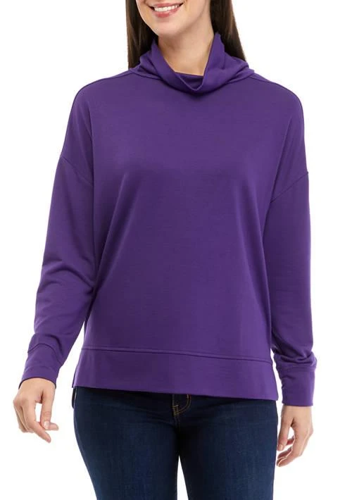Crown & Ivy™ Ivy Womens Cowl Neck Top 1