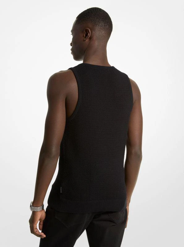 Michael Kors Open-Knit Cotton Tank Top 2