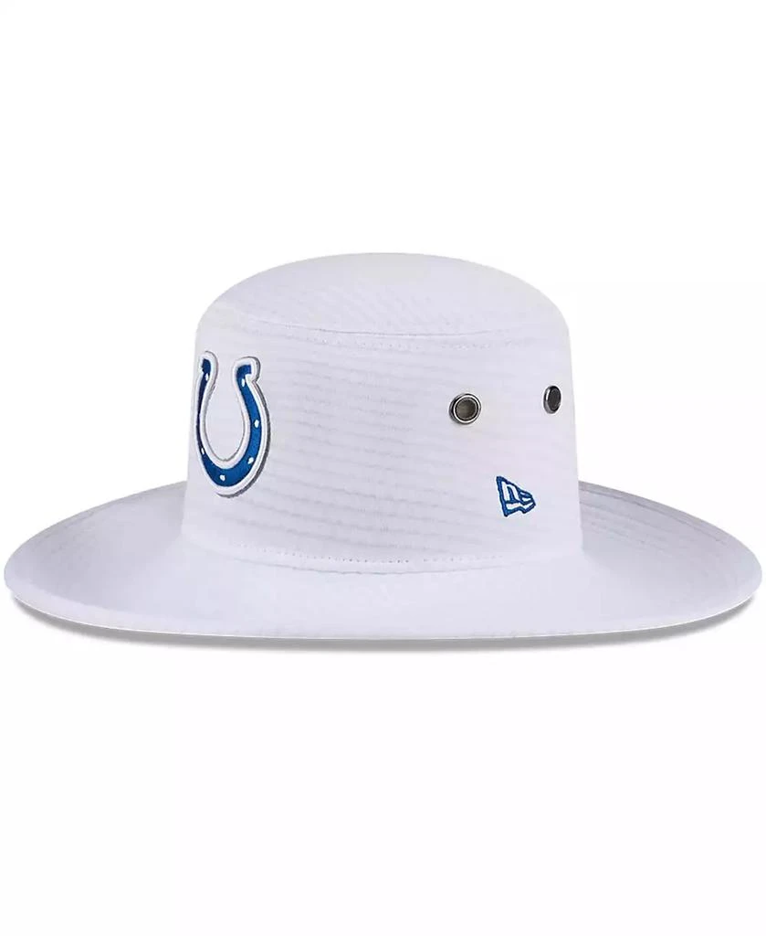 New Era Men's White Indianapolis Colts 2024 NFL Training Camp Panama Bucket Hat 1