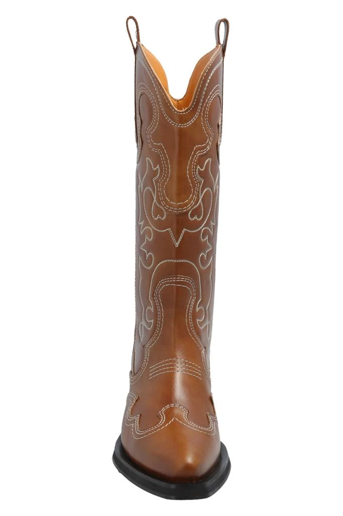 Ganni Leather cowboy boots 6
