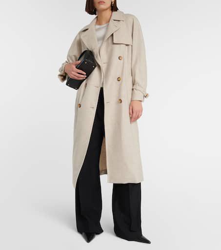 Max Mara Murena alpaca, cashmere, and camel trench coat