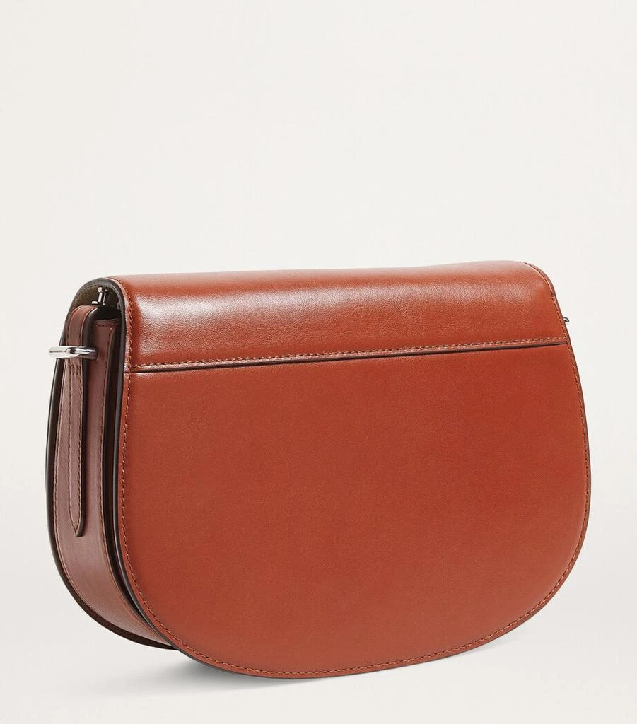 Ralph Lauren Medium Leather Polo ID Saddle Bag 3