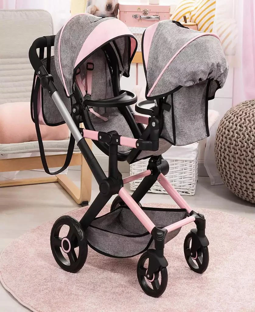 Bayer Design Dolls Butterfly , Xeo Twin Pram Set 4