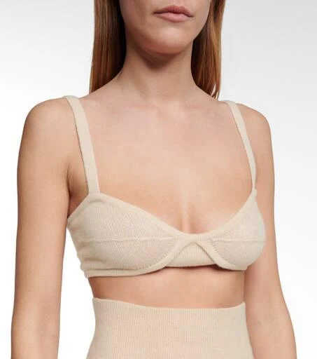 Khaite Eda cashmere bralette 4