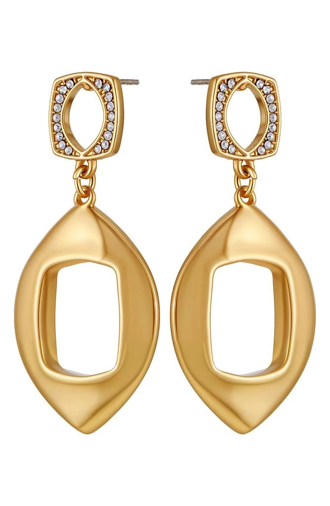 Vince Camuto Pavè Double Drop Earrings