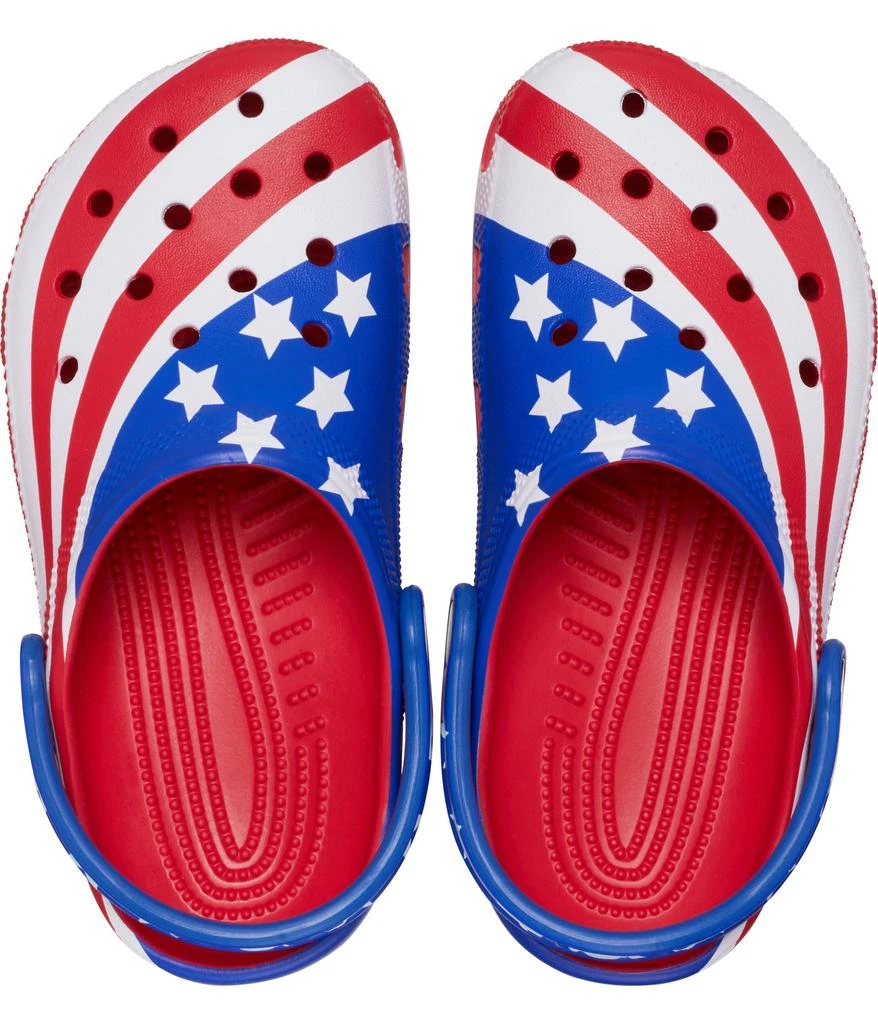 Crocs Classic American Flag Clogs (Toddler) 2