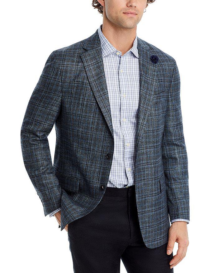 Hart Schaffner Marx New York Plaid Regular Fit Sport Coat