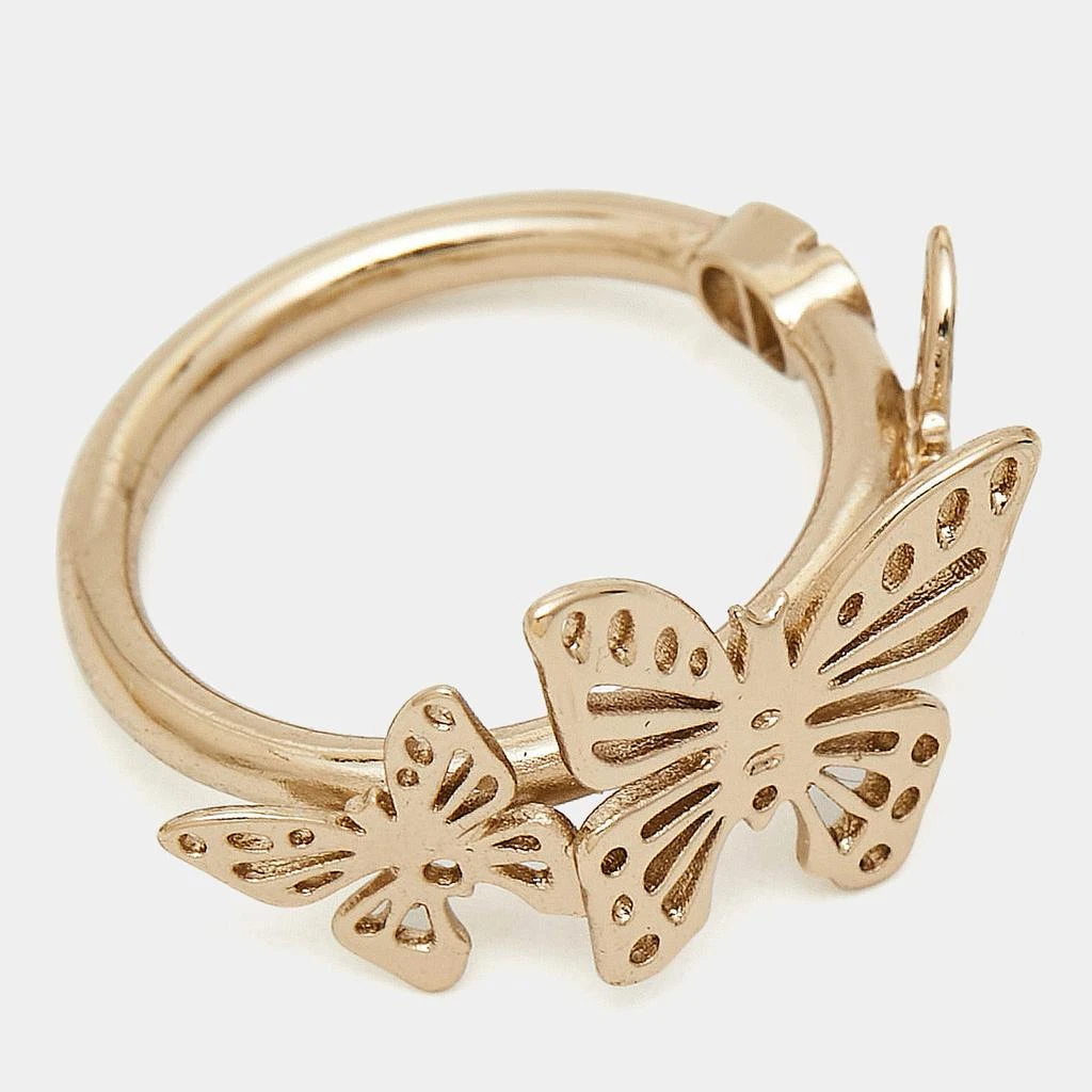 Dior Dior Butterfly Gold Tone Ring Size 52 4