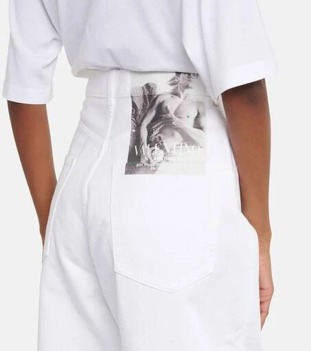 Valentino High-rise wide-leg jeans 5