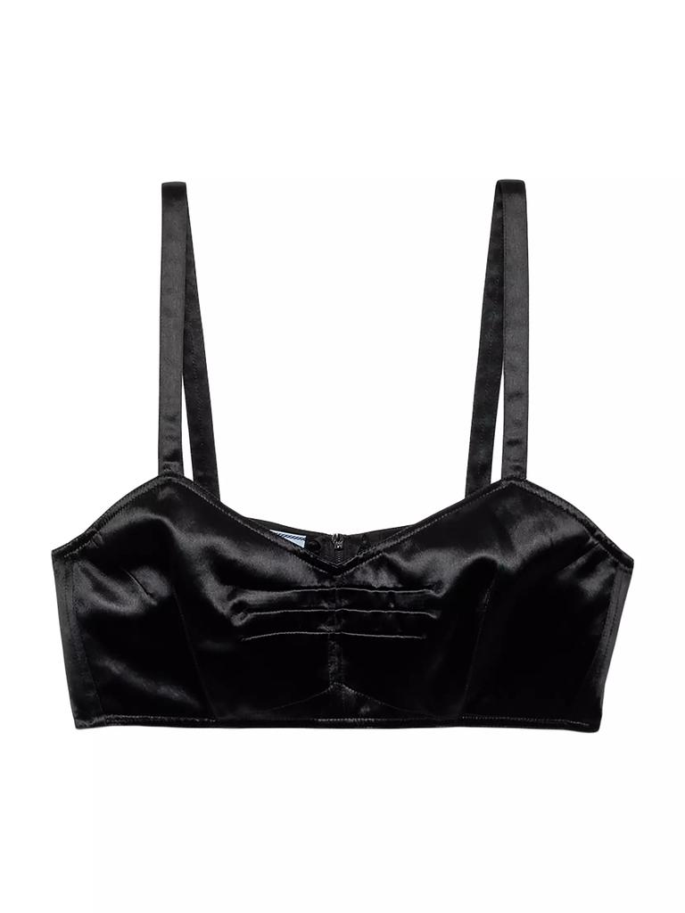 Prada Satin Bra Top