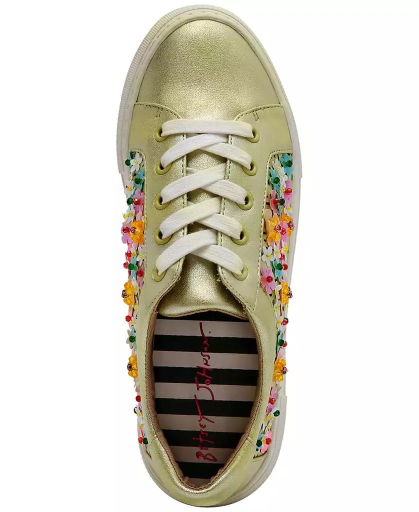 Betsey Johnson Women's Rommy Ditzy Floral Platform Sneakers 4