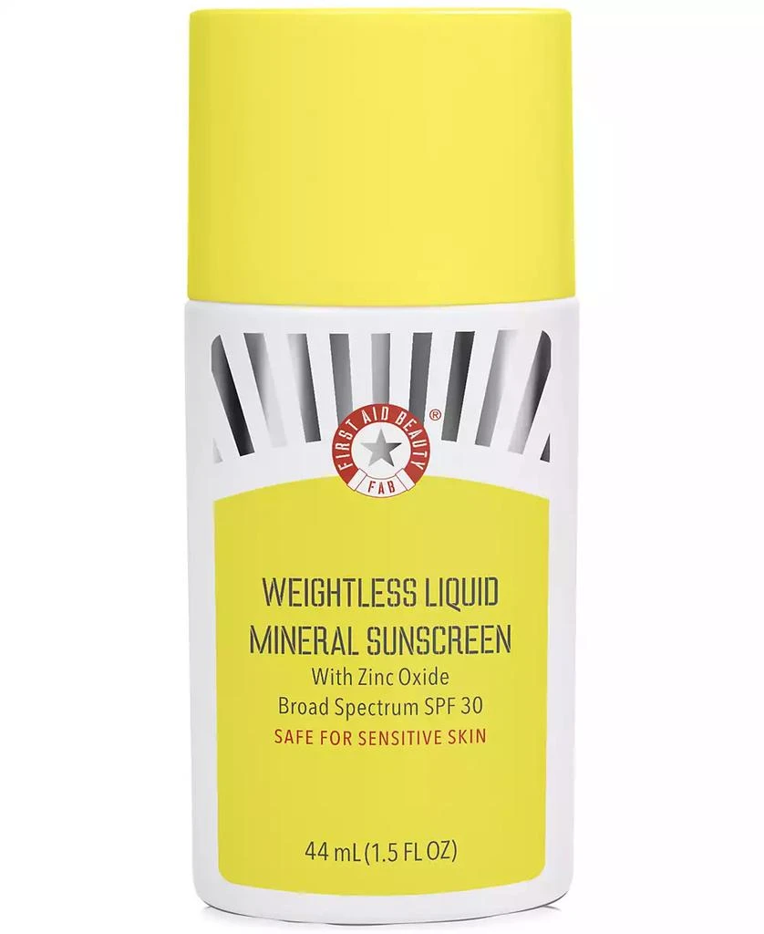 First Aid Beauty Weightless Liquid Mineral Sunscreen SPF 30, 1.5 oz. 1