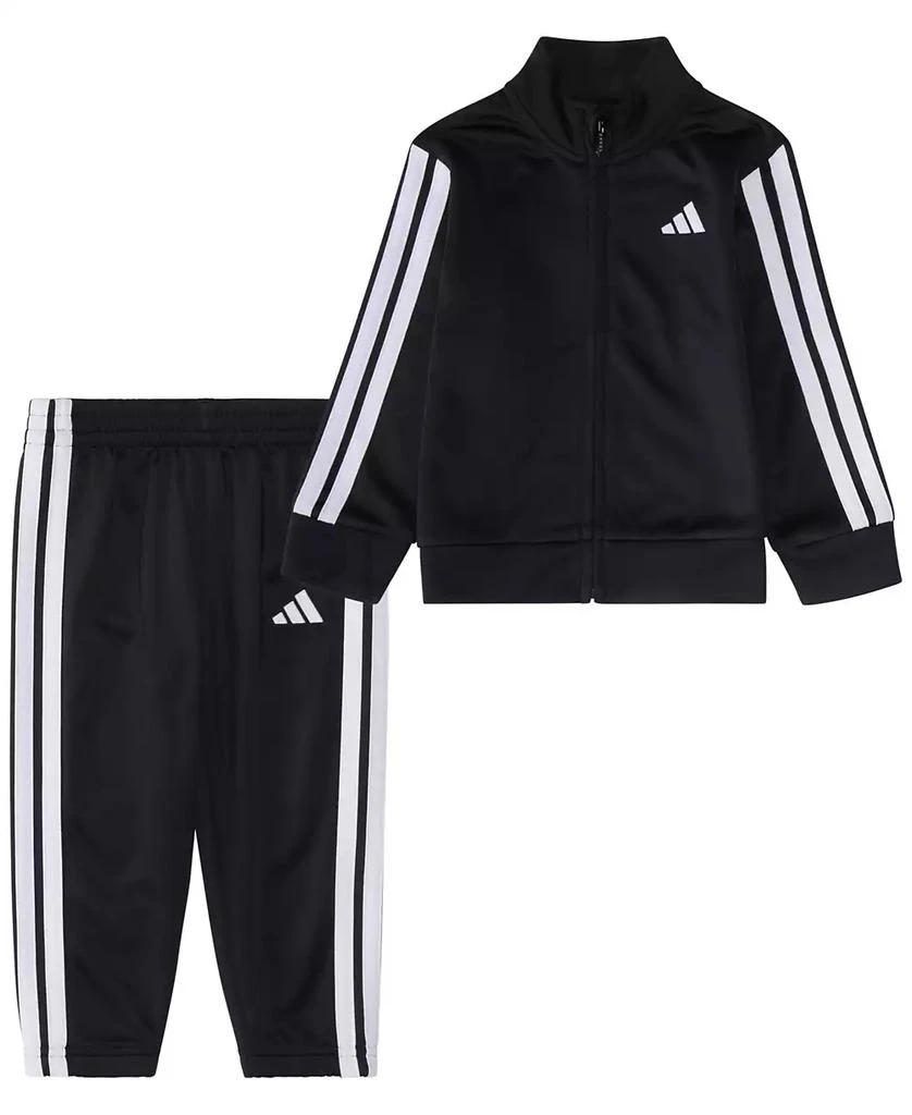 Adidas Baby Boys 2-Piece Long Sleeve Track Jacket and Pants Set 2