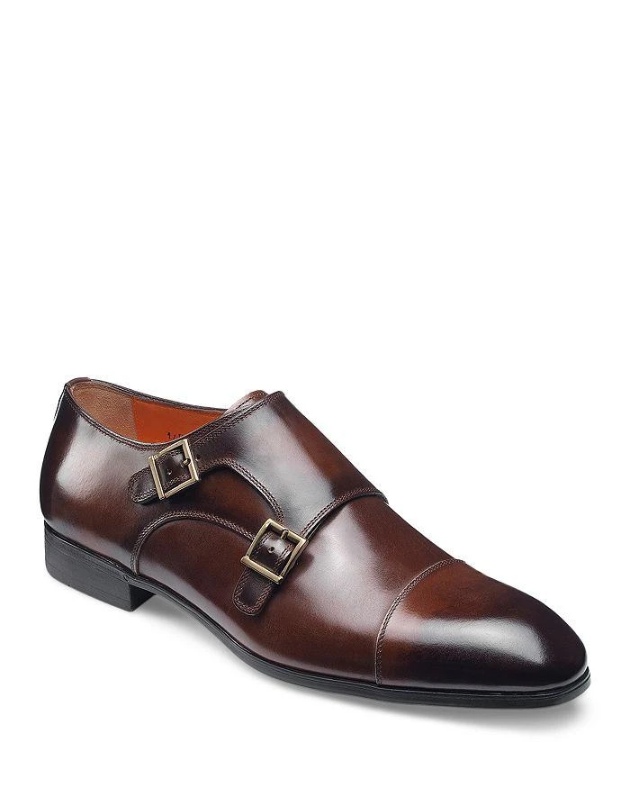 Santoni Men's Inca Double Buckle Dress Shoes 1