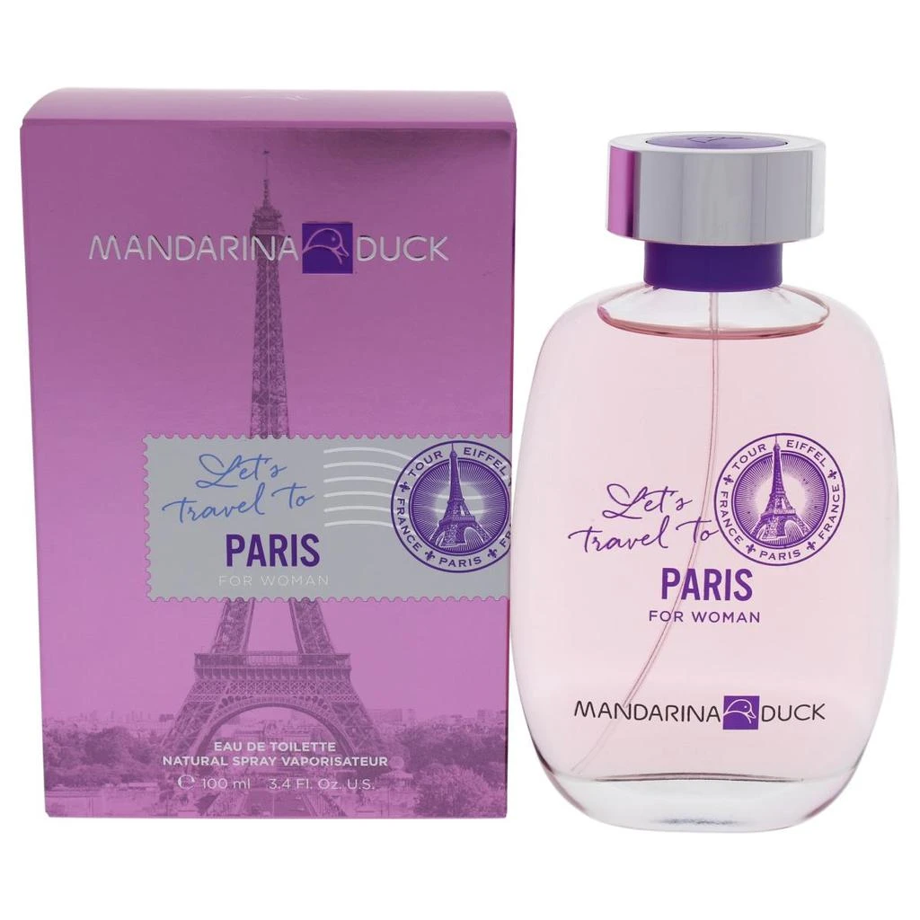 MANDARINA DUCK 3.4 oz Lets Travel to Paris Perfume EDT Spay for Women 1