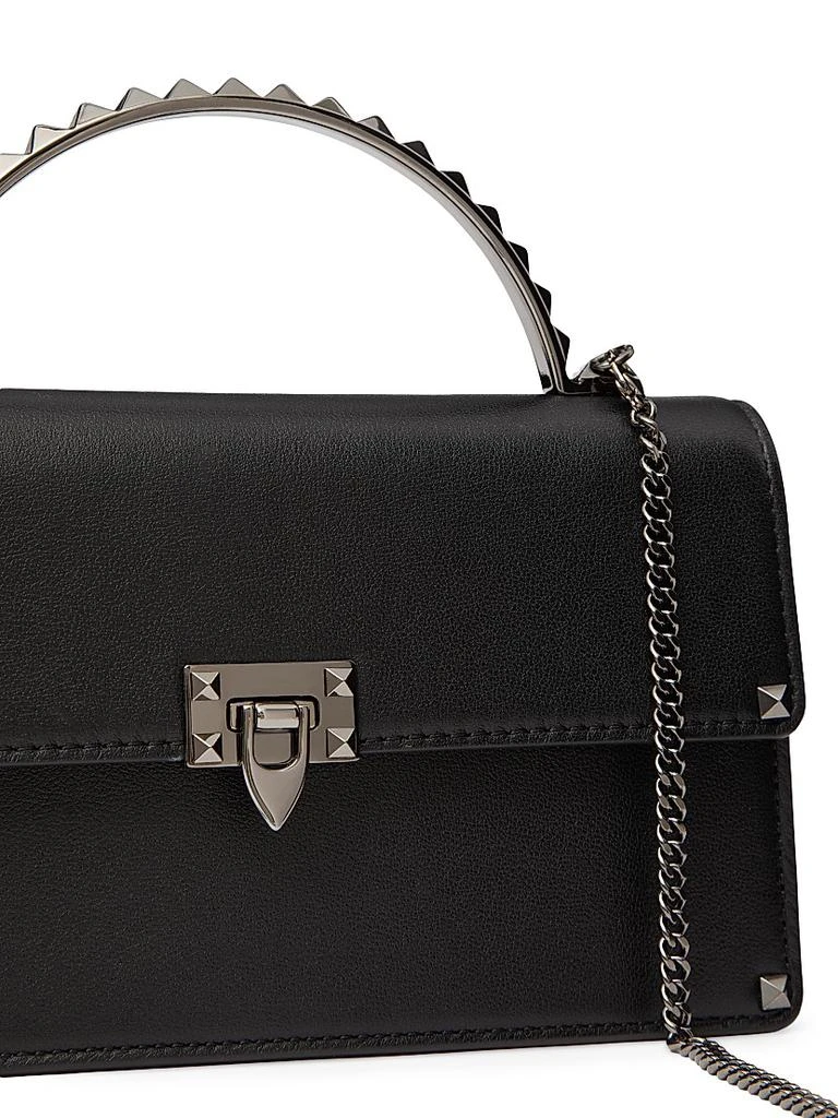 Valentino Mini Rockstud Calfskin Top Handle Bag 8